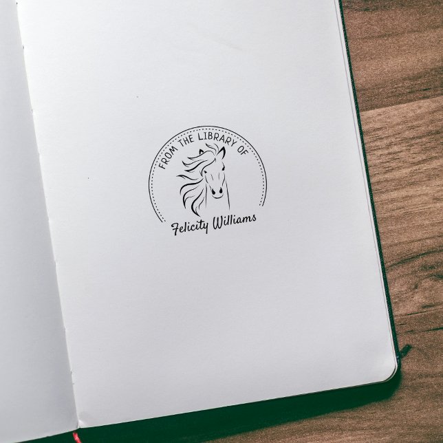 Elegant aus der Bibliothek des Pferdes Gummistempel (Von Creator hochgeladen)