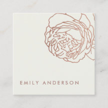 ELEGANT AUS WEISSER BLUSSPINK ROSE GOLD FLORAL