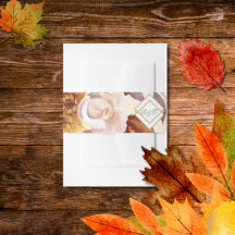 Elegant Autumn Watercolor Floral Wedding 