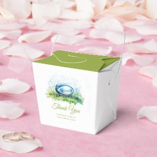 Elégant Baby shower de rugby aquarelle Ballotins