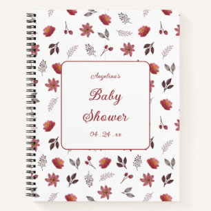 Elégant Baby shower Liste cadeaux Carnet