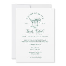 Elegant Bachelorette Girl's Club