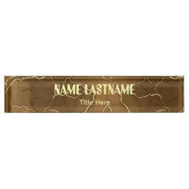 Elegant background custom name namensplakette