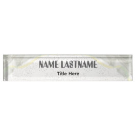 Elegant background custom name namensplakette