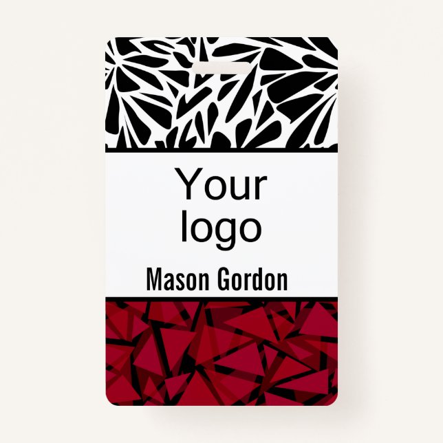 Élégant badge minimaliste (Devant)