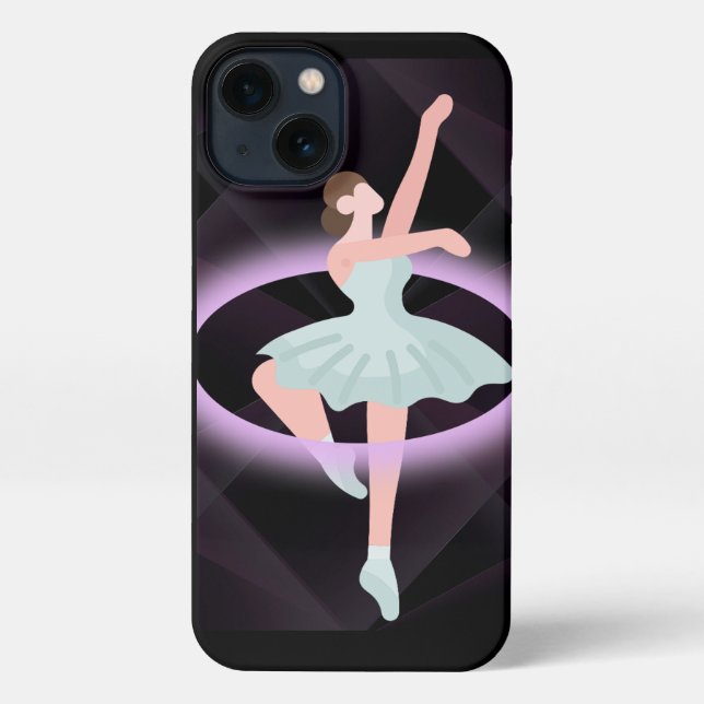 Elegant Ballerina Phone Case iPhone Hülle (Rückseite)