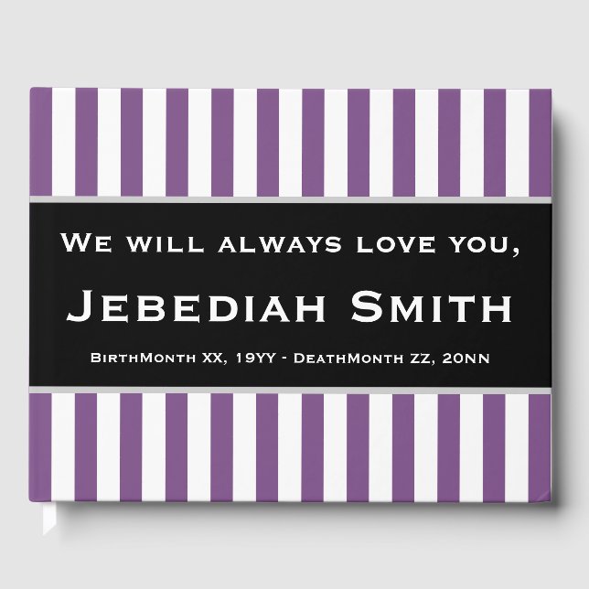 Elegant & Basic Erinnerungen Gästebuch (Vorderseite)