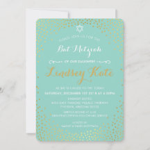 ELEGANT BAT MITZVAH Mini rustikale Goldpuppe