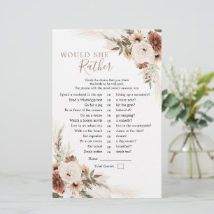 Elegant Beige Boho Pampas Grass würde sie eher