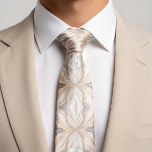 Elegant Beige Krawatte