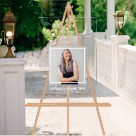 Elegant beim Love Memory Memorial Sign Acrylschild