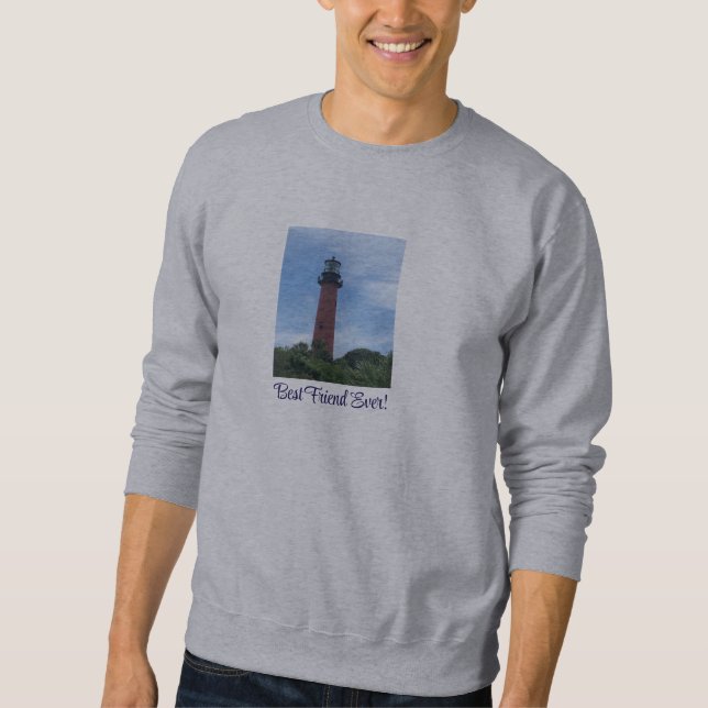 Elegant, bester Freund je, Männer Sweatshirt (Vorderseite)