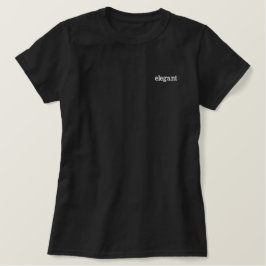 Elegant Besticktes T-Shirt