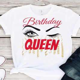 Elegant Birthday Queen 18. | 21. | 30. | 40. T-Shirt