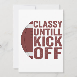 Elegant bis Kick Off Lustiges Fantasy-Football-Ges Einladung