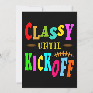 Elegant bis zum Kickoff Einladung