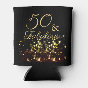 Elegant Black and Gold 50 und fabelhaft Dosenkühler