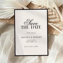 Elegant Black and Ivory Old Money Wedding