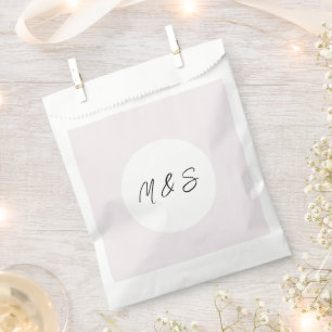 Elegant Black and Lilac Minimalistisch Geschenktütchen