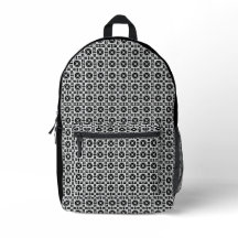 Elegant Black and White Geometric Pattern