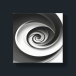 Elegant Black and White Spiral Abstract Design,  Leinwanddruck<br><div class="desc">Add a touch of sophistication to your space with this elegant black and white spiral abstract design, featuring a captivating hypnotic effect. The perfect combination of modern minimalist art and optical illusion, ideal for enhancing home decor, canvas prints, posters, and more. This design brings a sense of depth and movement,...</div>
