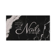 Elegant Black Marble Greige Nails nach "Name"