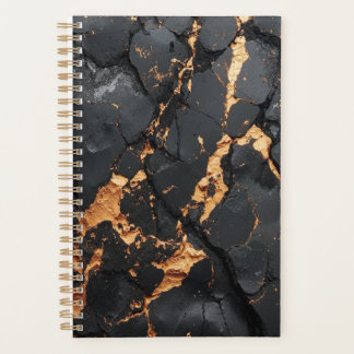 Elegant Black Marble with Gold Veins Modern Art
