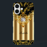 Elegant Black on Gold Monogram Add Name title_seo2<br><div class="desc">Elegante Klasse Elegant Gold Black auf Elite Gold Name Monogram</div>