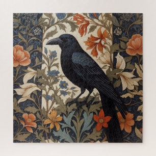 Elegant Black Raven William Morris Inspiriert