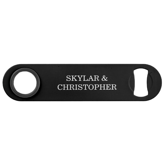 Elegant Black & White Wedding (Devant (Horizontal))