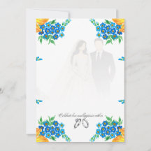 Elegant Blank Wedding Invitation – Fully Customiza
