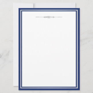 Elegant Blau und Silber