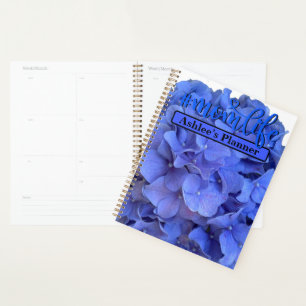 Elegant Blauer Korallenblumen Planer