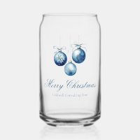Elégant Bleu Ornements de Noël Société Fête