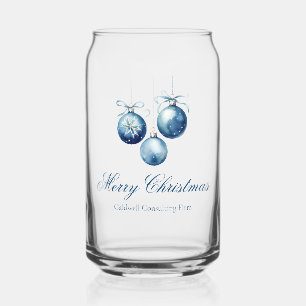 Elégant Bleu Ornements de Noël Société Fête