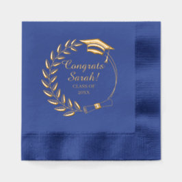 Elégant bleu royal Graduation