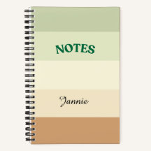 Élégant bloc de couleur Meilleur Carnet spiral