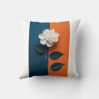 Elegant Bloom Floral Throw Kissen
