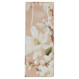 "Elegant Bloom Wine Bag" Geschenktüte Für Weinflaschen