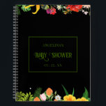 Elegant Blossom Baby Shower Gift List Notebook Notizbuch<br><div class="desc">Dieses elegante Blusch Baby Dusche Geschenkartikelheft eignet sich perfekt für eine moderne,  elegante Babydusche. Klicken Sie auf "Personalisieren",  um die Formulierung zu ändern.</div>
