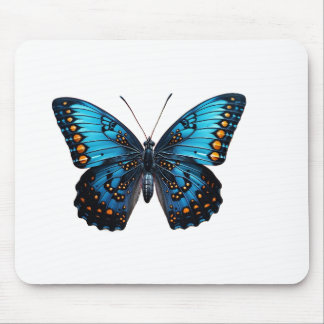🦋 "Elegant Blue Butterfly - Nature Inspiriert Mau Mousepad