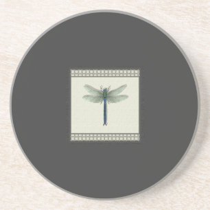 Elegant Blue Dragonfly Getränkeuntersetzer