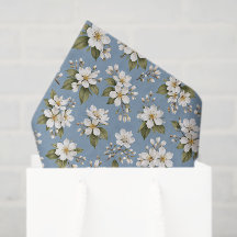 Elegant Blue Floral Blossom 