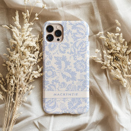 Elegant Blue Floral Botanical Case-Mate iPhone Hülle