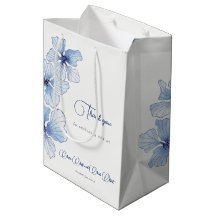 Elegant Blue Flowers Wedding