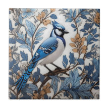 Elegant Blue Jay William Morris Inspiriert