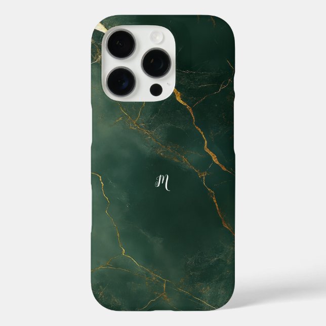 Elegant blue marble stone iPhone / iPad case (Rückseite)