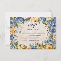 Elegant Blue Orange Blume Tiger Lilies Wedding