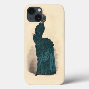 Elegant Blue Viktorianisch Dress Fashion Case-Mate iPhone Hülle