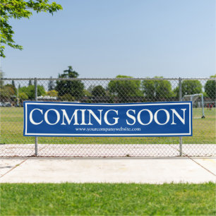 Elegant Blue White Business kommt bald auf der Web Banner